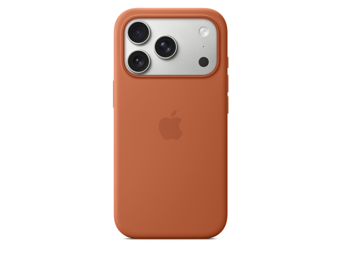 iPhone 17 Pro Silikon Case mit MagSafe - Terracotta