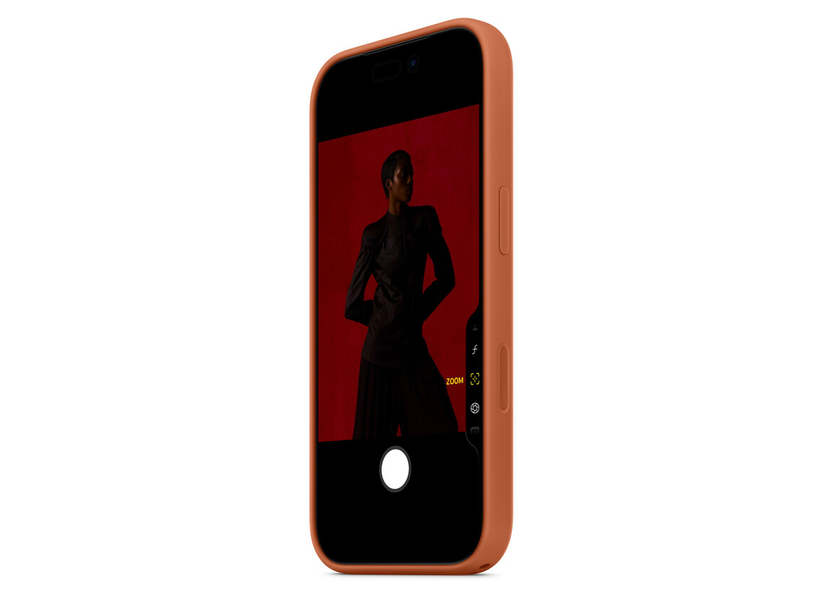 iPhone 17 Pro Silikon Case mit MagSafe - Terracotta