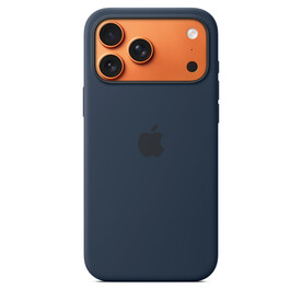 iPhone 17 Pro Max Silikon Case mit MagSafe - Mitternacht