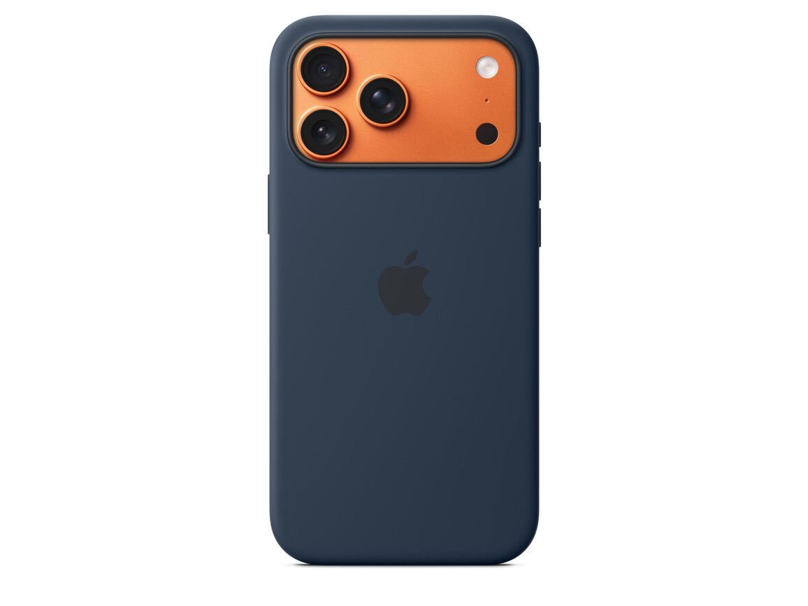 iPhone 17 Pro Max Silikon Case mit MagSafe - Mitternacht