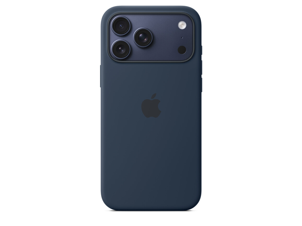 iPhone 17 Pro Max Silikon Case mit MagSafe - Mitternacht