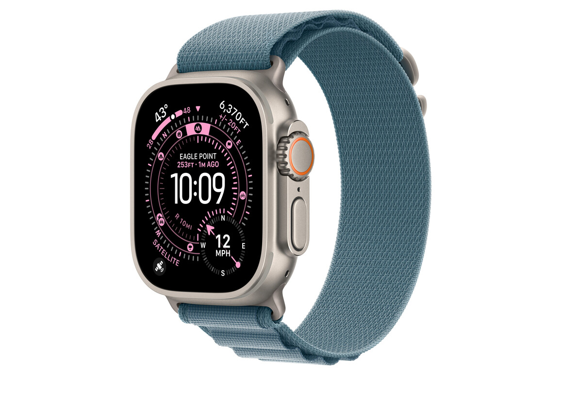 49 mm Alpine Loop Hellblau - Medium - Titan Natur