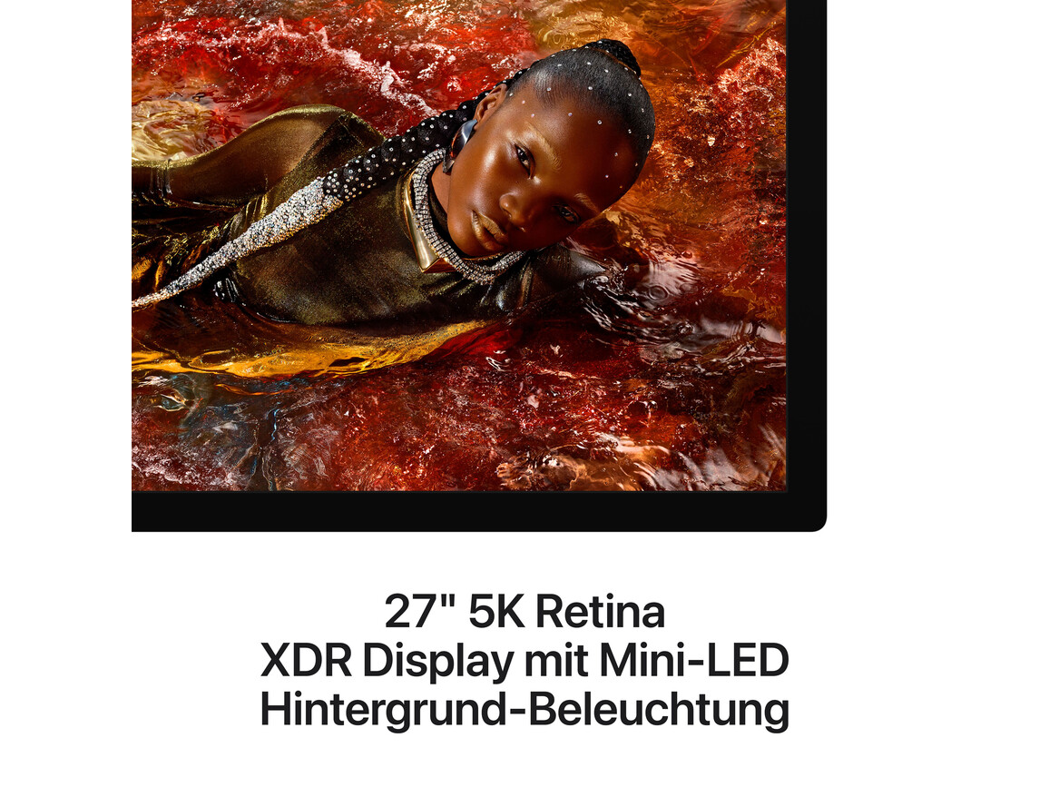 Studio Display XDR – Standardglas – neigungs­- und höhen­verstellbarer Standfuß