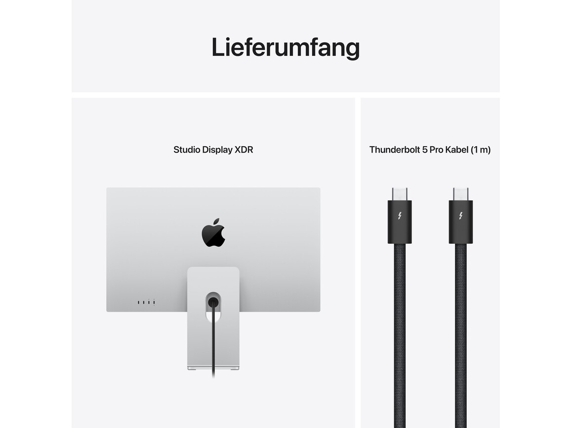 Studio Display XDR – Standardglas – neigungs­- und höhen­verstellbarer Standfuß