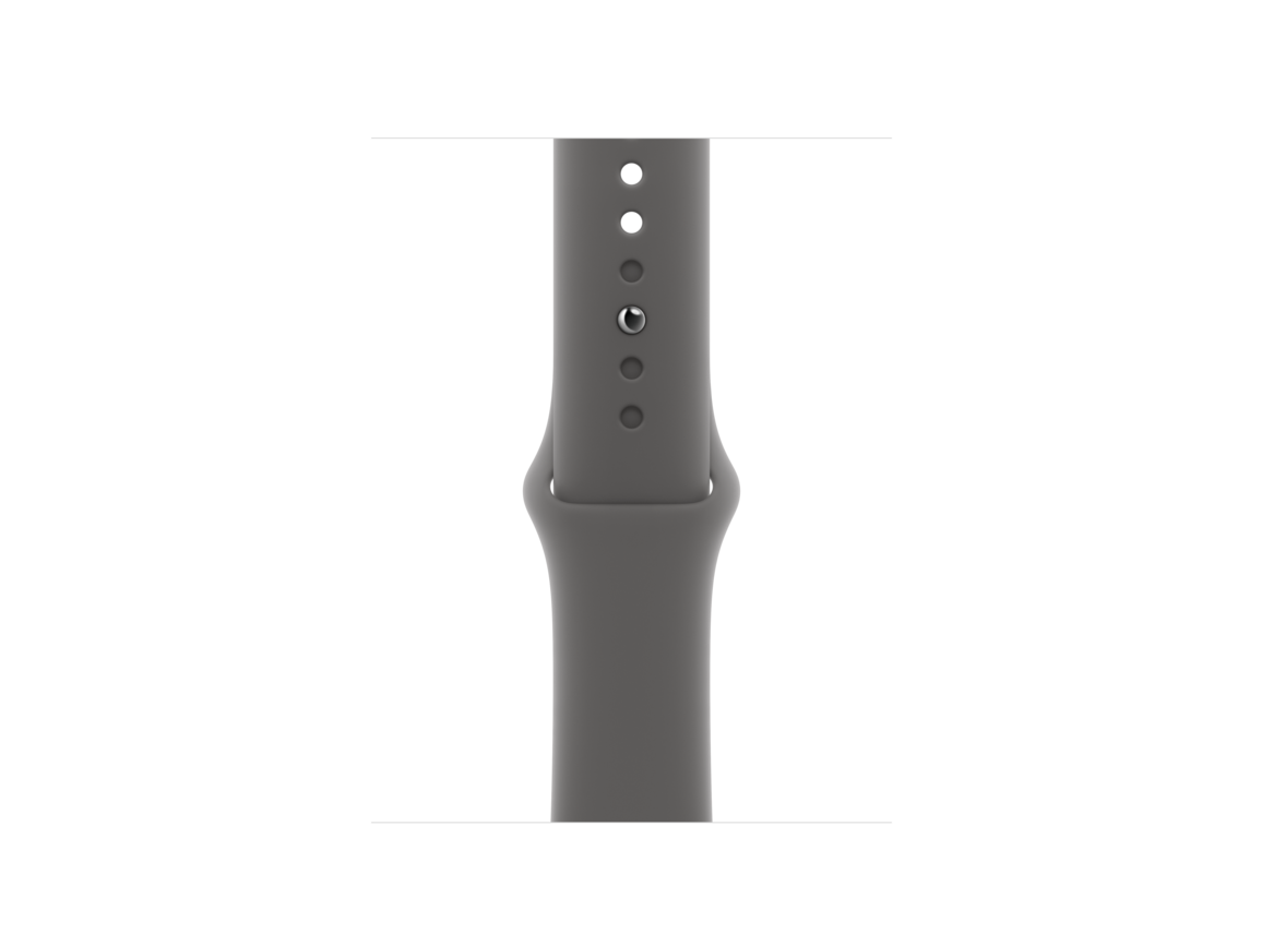 40 mm Sportarmband Steingrau – M/L