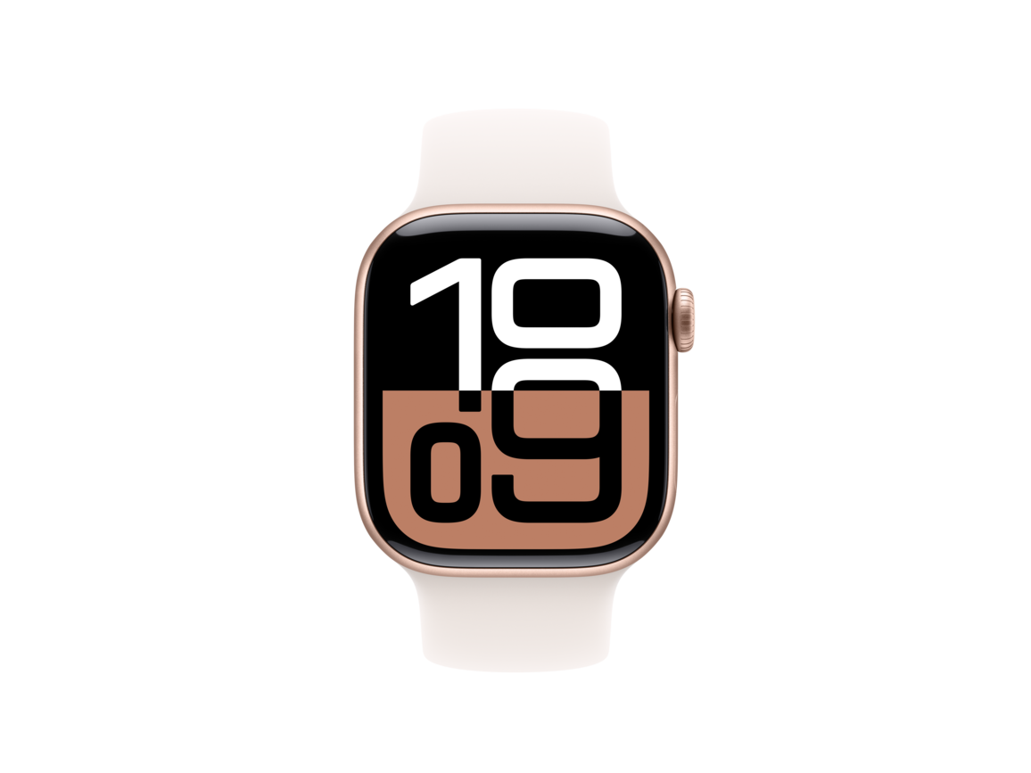 42 mm Sportarmband Blassrosa – M/L