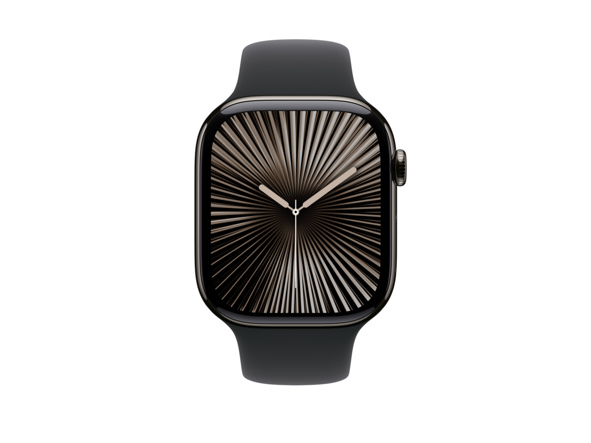 46 mm Sportarmband Schwarz – XL