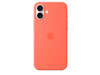 iPhone 16 Plus Silikon Case mit MagSafe – Mandarine