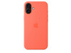 iPhone 16 Plus Silikon Case mit MagSafe – Mandarine