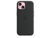 iPhone 15 Silikon Case mit MagSafe – Schwarz