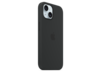 iPhone 15 Silikon Case mit MagSafe – Schwarz