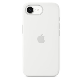 iPhone 16e Silikon Case − Weiß