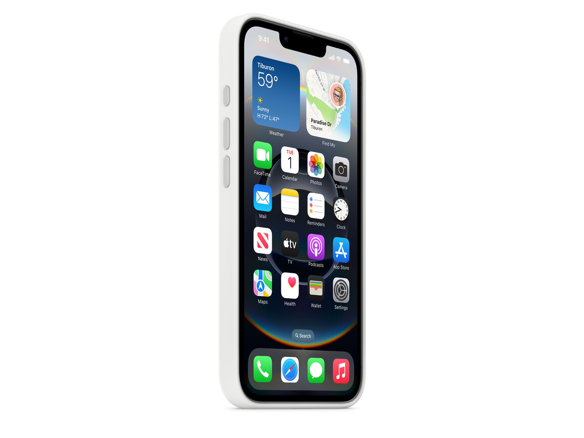 iPhone 16e Silikon Case − Weiß