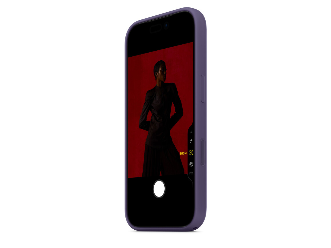 iPhone 17 Pro Silikon Case mit MagSafe - Nebelviolett