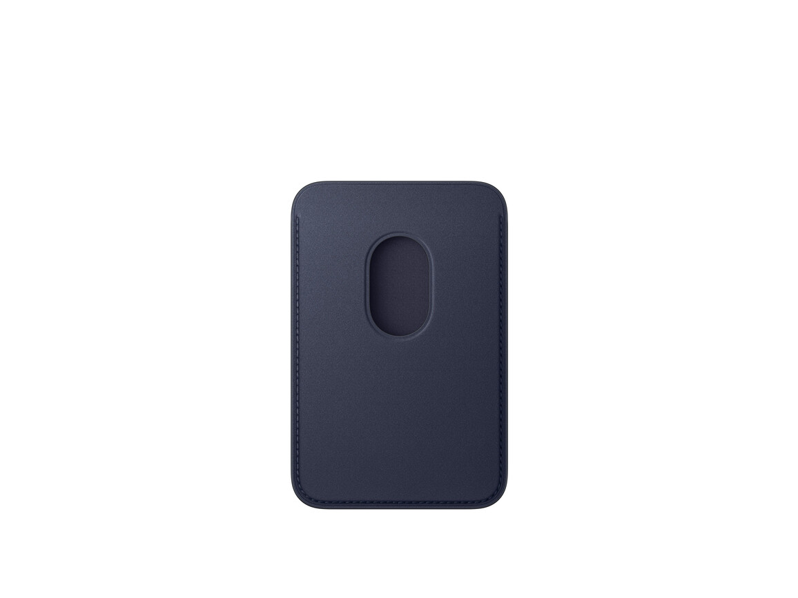 iPhone Feingewebe Wallet mit MagSafe – Navy