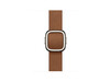 42 mm Armband mit Moderner Schließe Karamell - Large