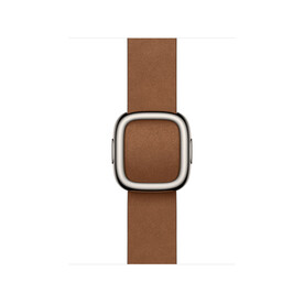 42 mm Armband mit Moderner Schließe Karamell - Medium