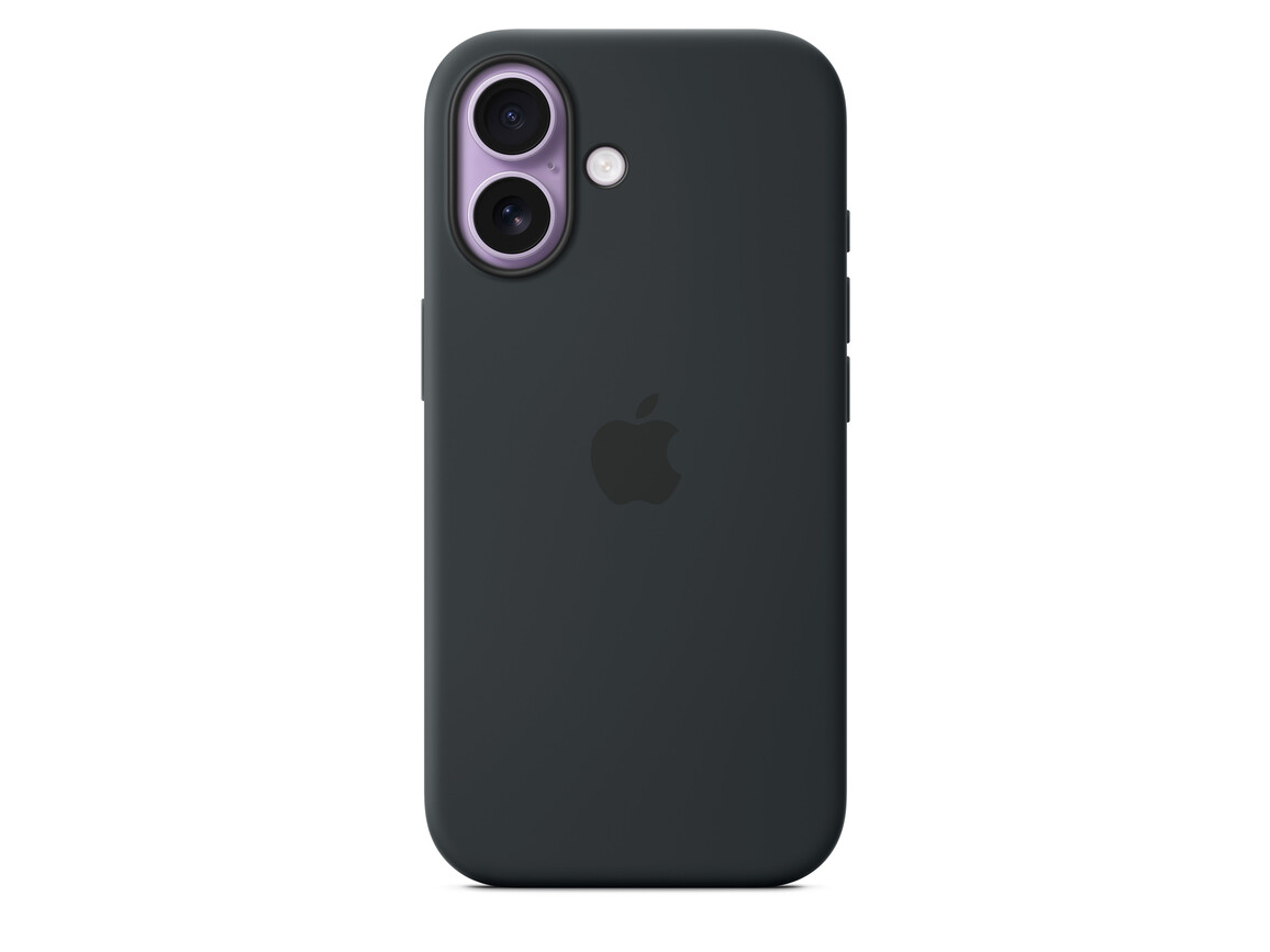 iPhone 17 Silikon Case mit MagSafe - Schwarz