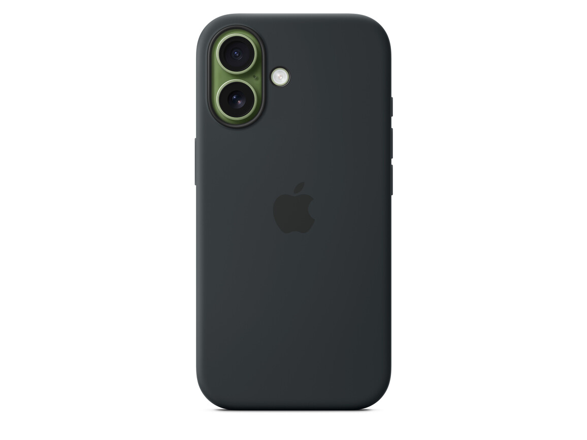 iPhone 17 Silikon Case mit MagSafe - Schwarz