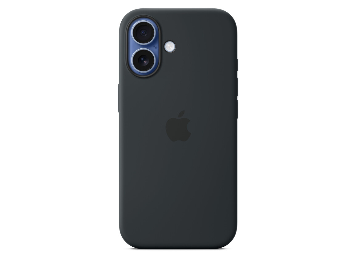 iPhone 17 Silikon Case mit MagSafe - Schwarz