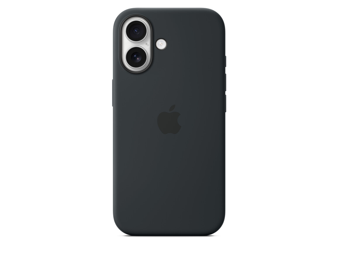 iPhone 17 Silikon Case mit MagSafe - Schwarz