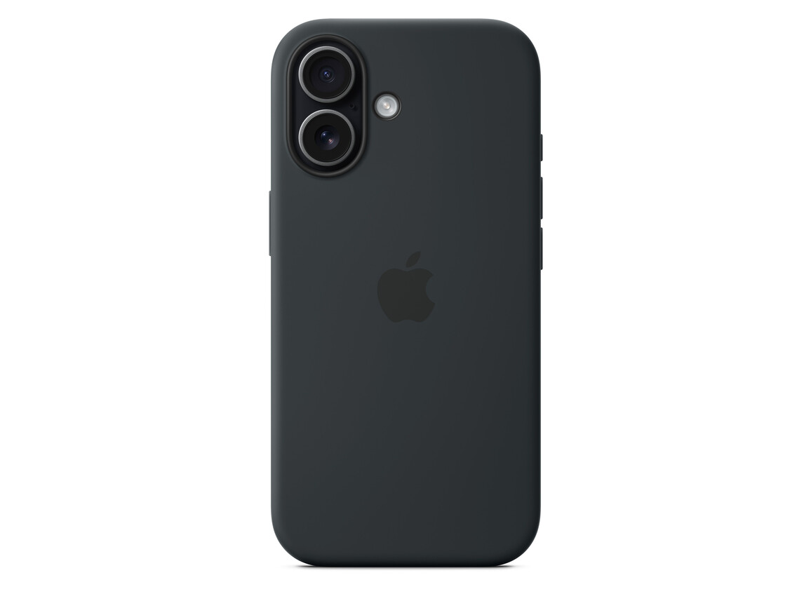 iPhone 17 Silikon Case mit MagSafe - Schwarz