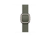 42 mm Armband mit Moderner Schließe Silbergrau - Small