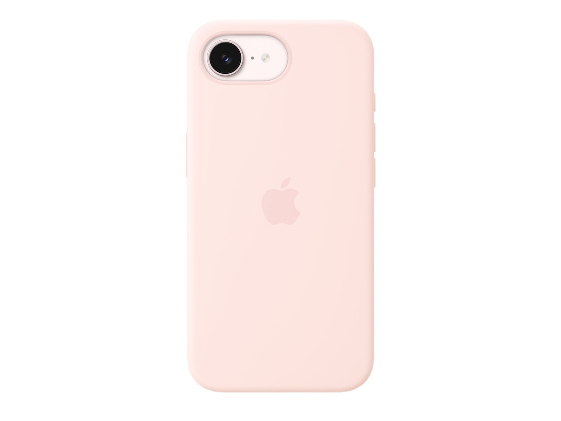 iPhone 17e Silikon Case mit MagSafe – Hellrosa