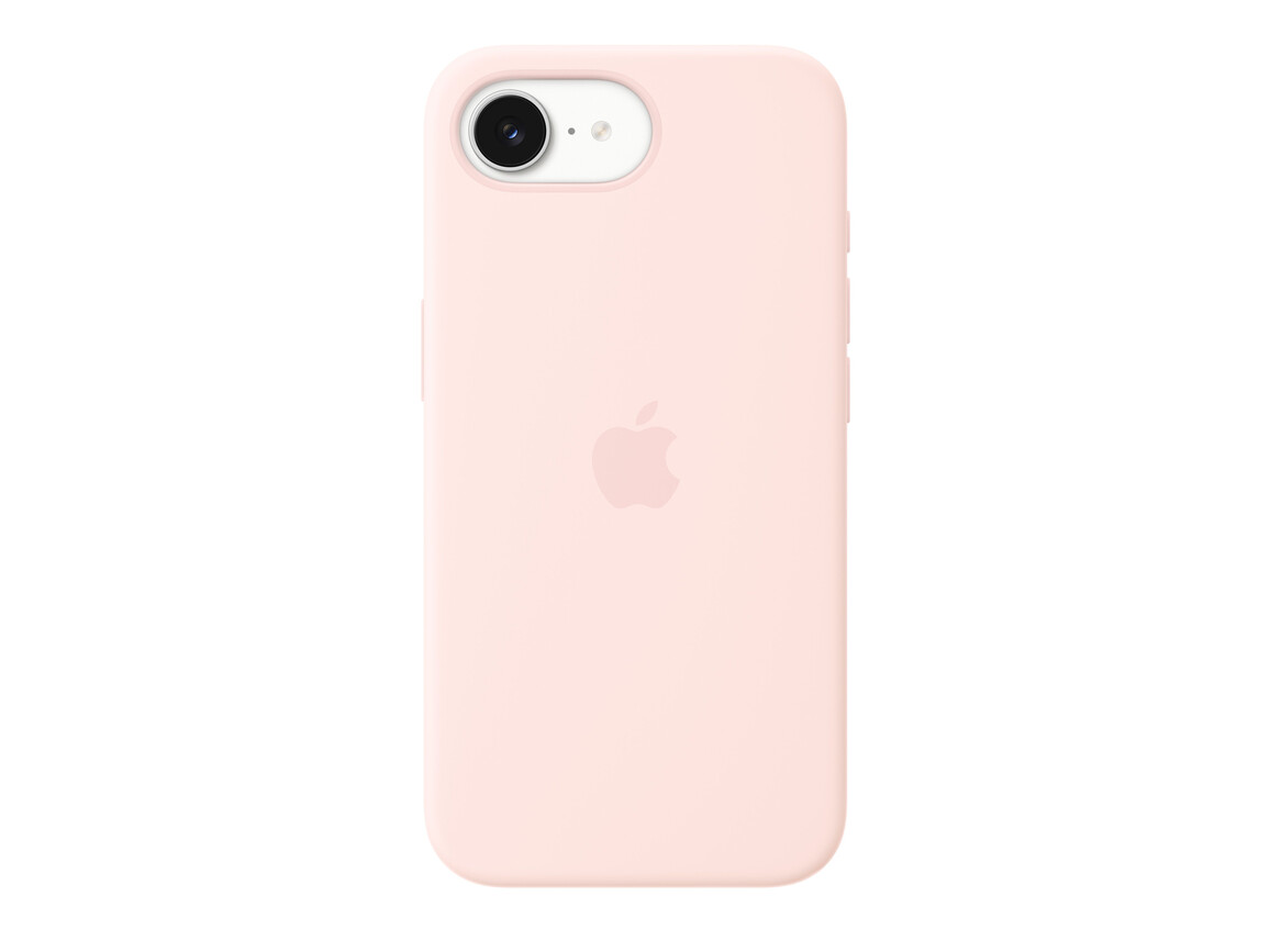 iPhone 17e Silikon Case mit MagSafe – Hellrosa