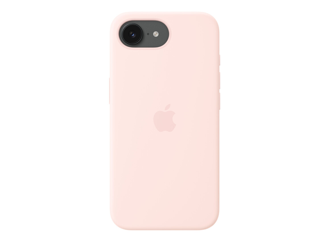 iPhone 17e Silikon Case mit MagSafe – Hellrosa