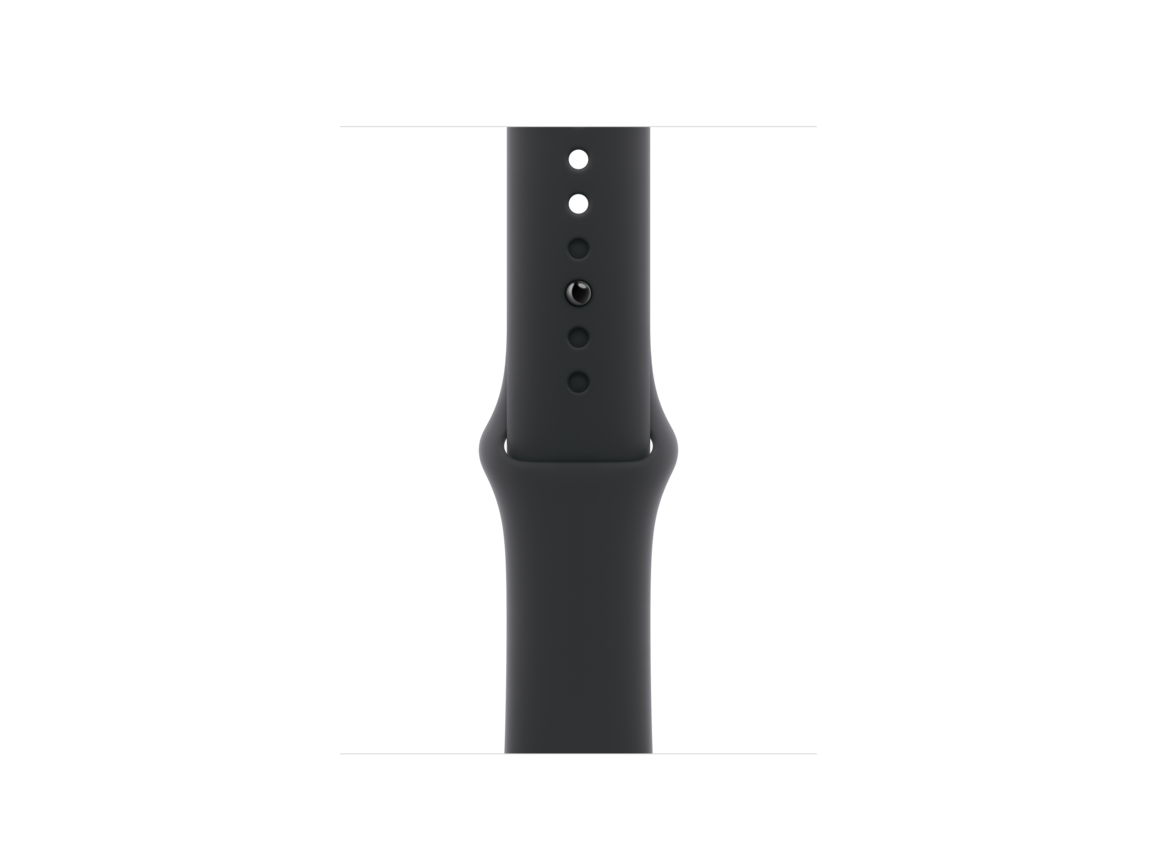 40 mm Sportarmband Schwarz – M/L
