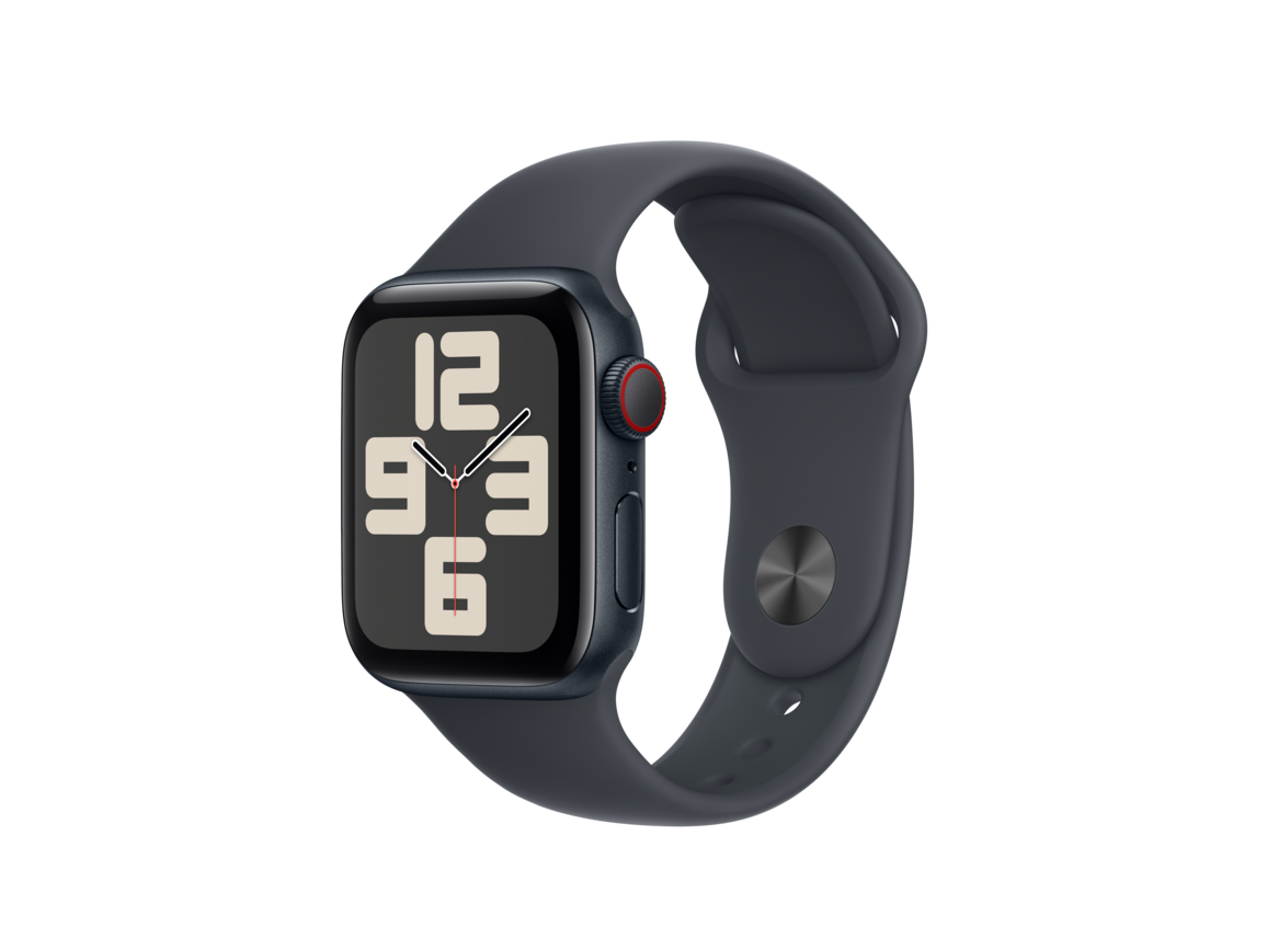 40 mm Sportarmband Schwarz – M/L