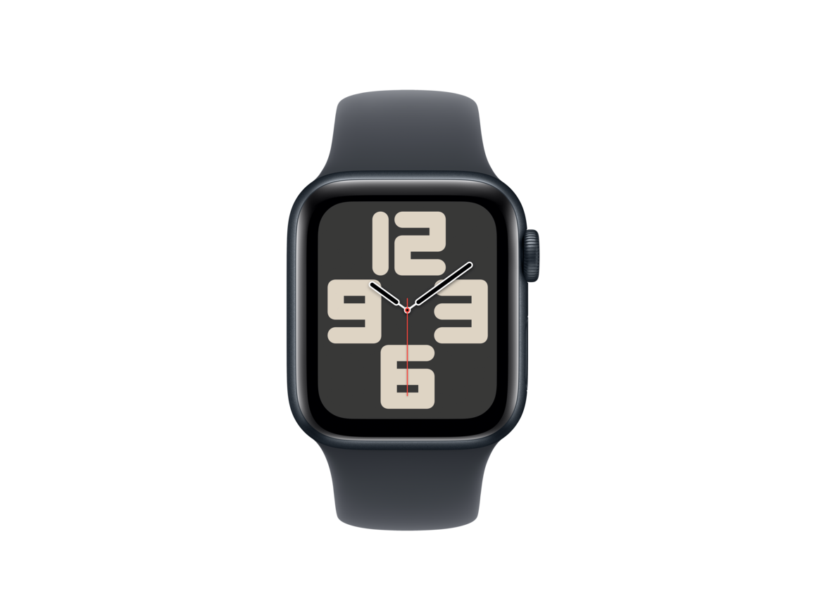 40 mm Sportarmband Schwarz – M/L