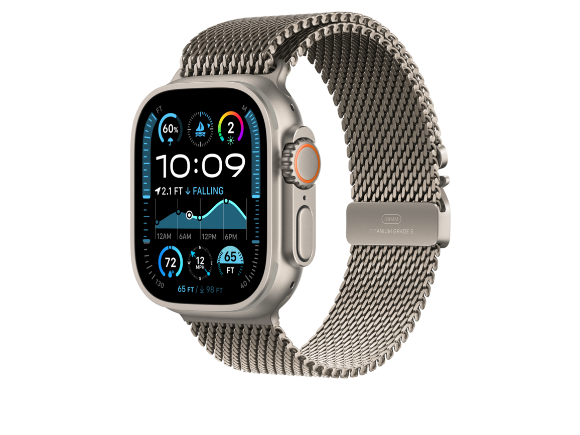 49 mm Milanaise Armband Titan Natur – M