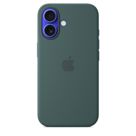 iPhone 16 Silikon Case mit MagSafe – Seegrün