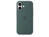 iPhone 16 Silikon Case mit MagSafe – Seegrün