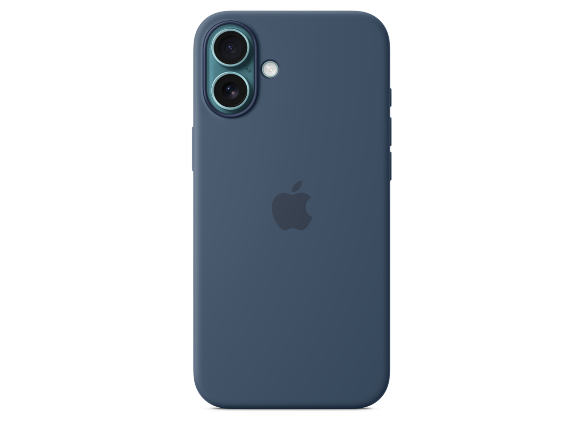 iPhone 16 Plus Silikon Case mit MagSafe – Denim