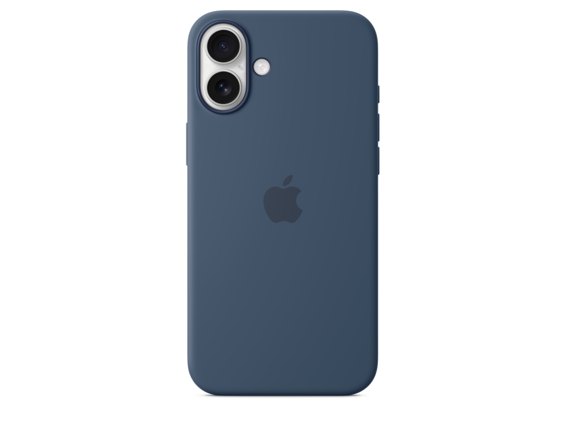 iPhone 16 Plus Silikon Case mit MagSafe – Denim