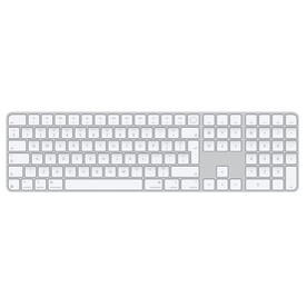 Magic Keyboard mit Touch ID und Ziffern­block für Mac Modelle mit Apple Chip Chip – Englisch (International) – Weiße Tasten