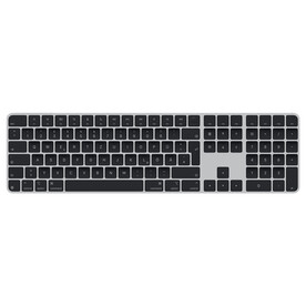 Magic Keyboard mit Touch ID und Ziffern­block für Mac Modelle mit Apple Chip Chip – Deutsch – Schwarze Tasten