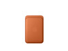 iPhone Feingewebe Wallet mit MagSafe – Fuchsrot