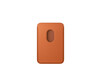 iPhone Feingewebe Wallet mit MagSafe – Fuchsrot