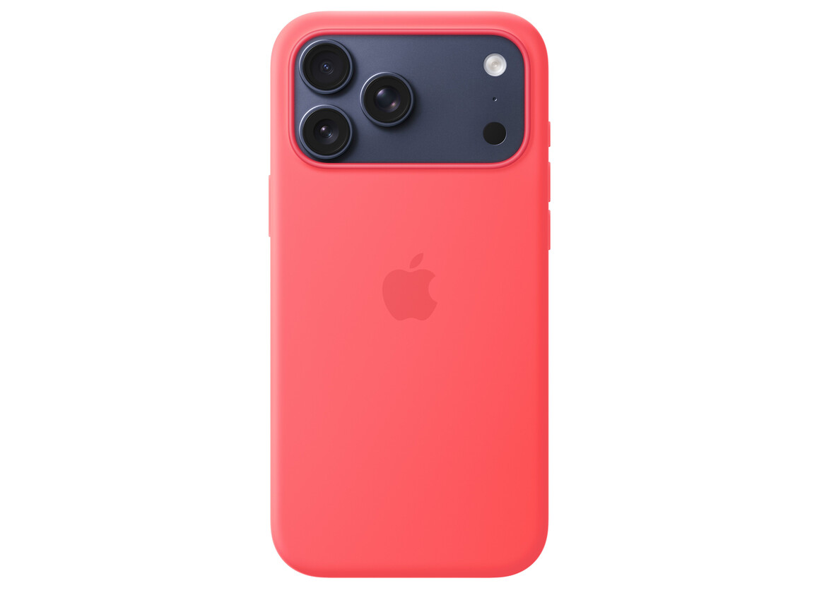 iPhone 17 Pro Max Silikon Case mit MagSafe - Guavepink