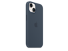 iPhone 14 Silikon Case mit MagSafe - Sturmblau