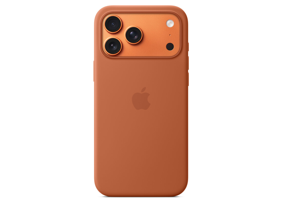 iPhone 17 Pro Max Silikon Case mit MagSafe - Terracotta