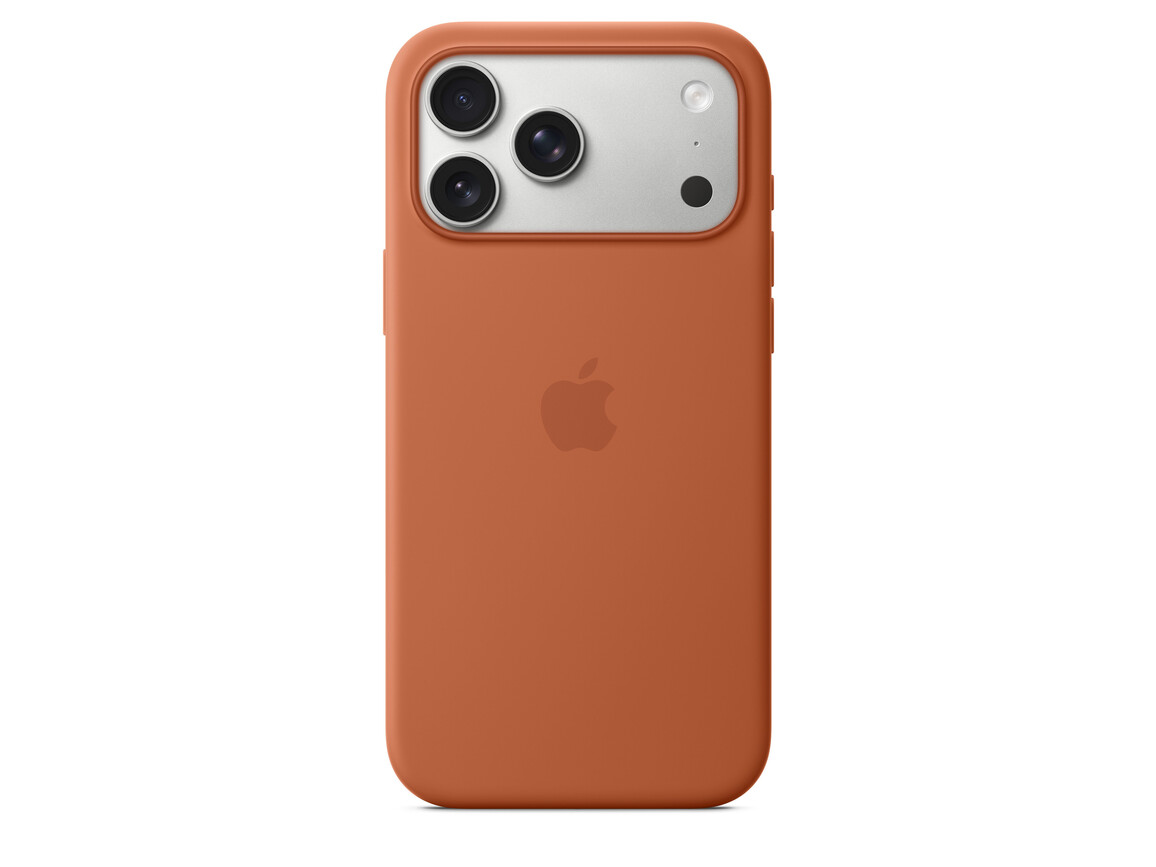 iPhone 17 Pro Max Silikon Case mit MagSafe - Terracotta