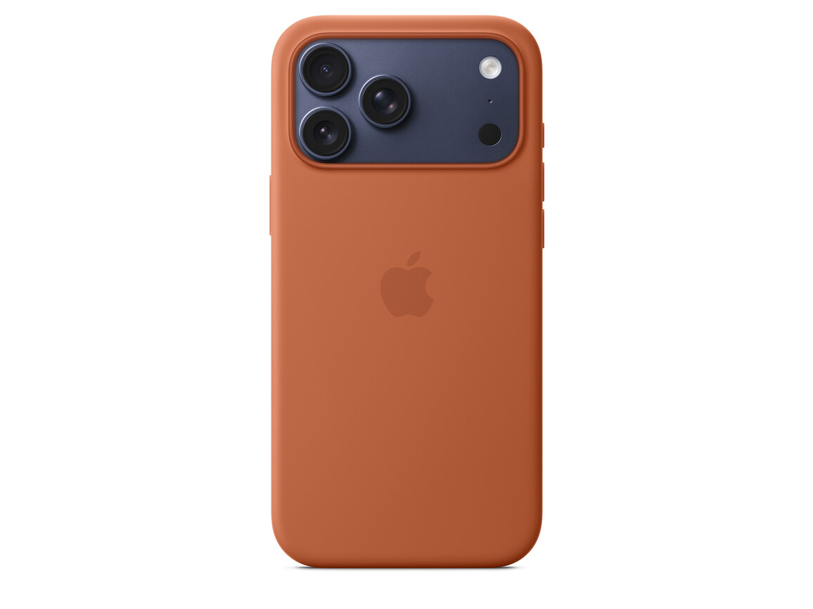 iPhone 17 Pro Max Silikon Case mit MagSafe - Terracotta