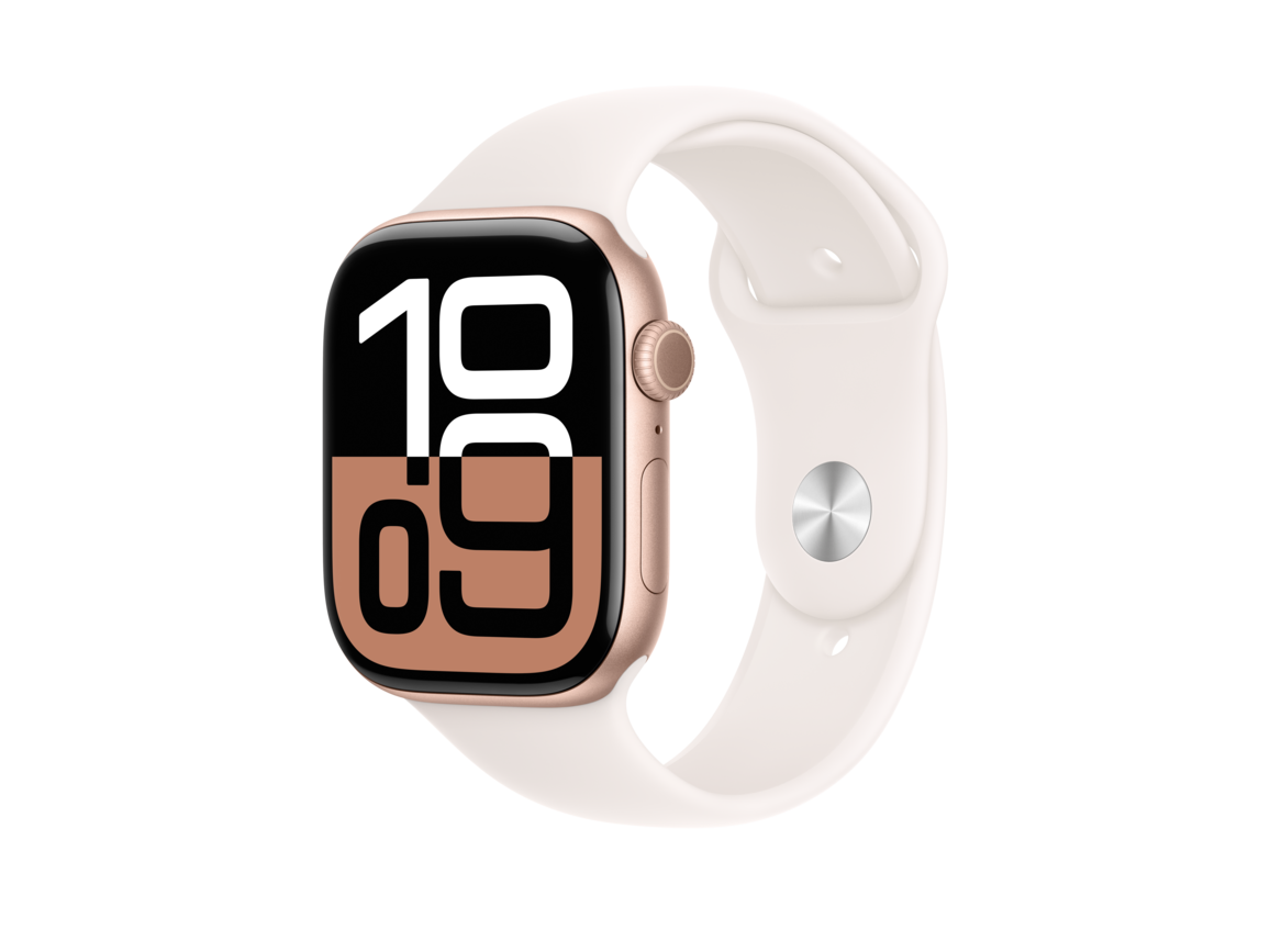 46 mm Sportarmband Blassrosa – M/L