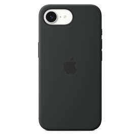 iPhone 16e Silikon Case − Schwarz