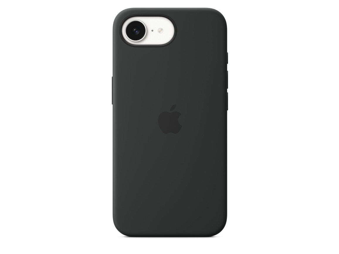 iPhone 16e Silikon Case − Schwarz